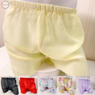 GORGEOUS~Sexy Men See-Through Silky Boxer Briefs Pouch Underwear Shorts Trunks Underpants