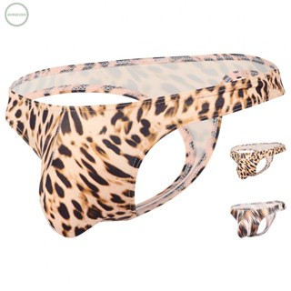 GORGEOUS~Mens Brief High Quality Leopard\Brow Low Waist Panties Pouch Printed Sexy