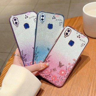 เคส Samsung A30 A20 เคสโทรศัพท์มือถือ ลายดอกไม้ ผีเสื้อ -HY