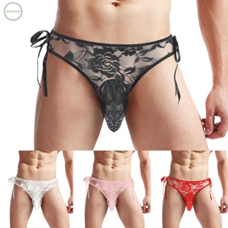 GORGEOUS~Mens Brief All Seasons Breathable G-String Lingerie Thongs See-Through