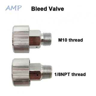 ⚡NEW 8⚡Exhaust Screw Switch Thread Valve 1/8 NPT/M10 Bleed Connector HPA Pump