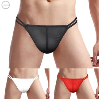 GORGEOUS~Underwear Classic Comfort G-String Ice Silk Male Panties Men Underwear