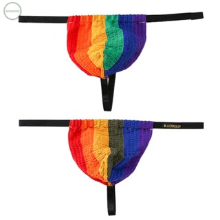 GORGEOUS~Underwear Color Daily Four Seasons Holiday Rainbow Green Rainbow Yellow