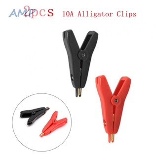 ⚡NEW 8⚡Alligator Clip Black + Red Full Copper Plated For Electrical Engineering