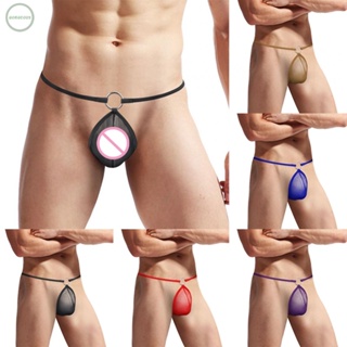GORGEOUS~Breathable Underwear Breathable Classic Men Underwear Solid Color Thong Style