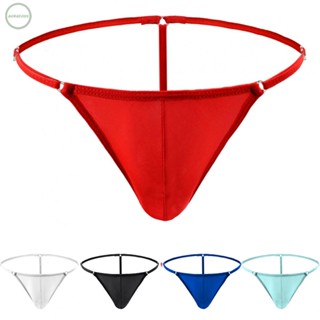 GORGEOUS~Mens Bulge Pouch G String Thong Underwear Low Rise and Breathable for Comfort