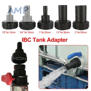 ⚡NEW 8⚡IBC Tank Adapter 1/2"- 2" Black Garden Hose Adapter Plastic Tap Connector