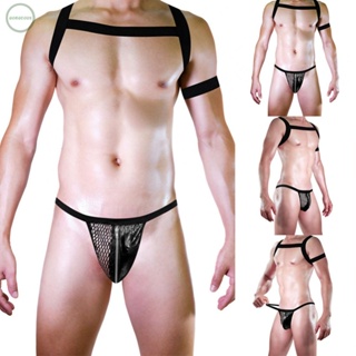 GORGEOUS~Mens Body Chest Harness Elastic Role Play Club Wear Underwear Lingerie Costume