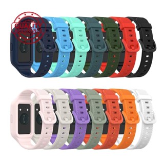 สายนาฬิกาข้อมือซิลิโคน สําหรับ Huawei Watch 6 7 8 fit fit new Strap Original Smartwatch Band Wriststrap U5W8