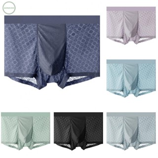 GORGEOUS~Mens Brief Boxer Shorts Breathable Classic Comfort Ice Silk Lightweight