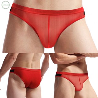 GORGEOUS~Men Underwear All Season Breathable Mesh Red/Rose Red Sexy Slight Stretch