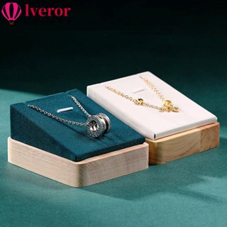 Lveror ชั้นวางเครื่องประดับ กล่องกํามะหยี่ แบบสร้างสรรค์