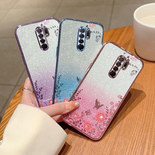 เคส Redmi 9 เคสโทรศัพท์มือถือ ลายดอกไม้ ผีเสื้อ -HY