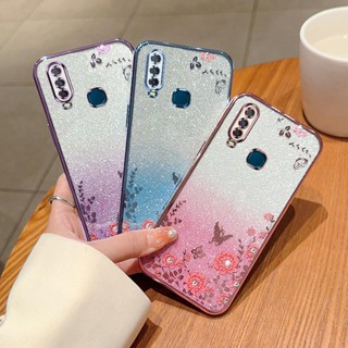 เคส Vivo Y17 Y15 Y12 Y11 เคสโทรศัพท์มือถือ ลายดอกไม้ ผีเสื้อ -HY