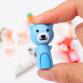 Daron ปลอกสวมหัวดินสอ ลายการ์ตูนแพนด้า แครอท หมี กระต่าย เครื่องเขียน สําหรับโรงเรียน
