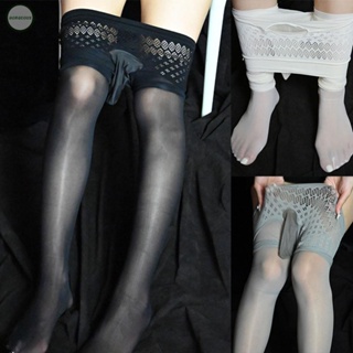 GORGEOUS~Pantyhose Hollow Out Men Stockings Polyamide Sheer Solid Tights Underwear