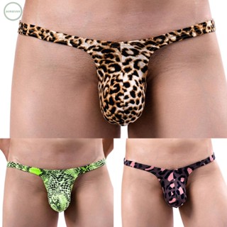 GORGEOUS~Underwear Brand New Leopard Print Slight Stretch T Back Thong V String