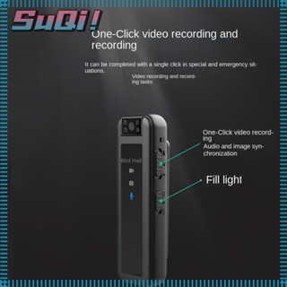 Suqi กล้องบันทึกวิดีโอ USB HD 1080P วิสัยทัศน์กลางคืน แบบพกพา เซนเซอร์จับการเคลื่อนไหว ขนาดเล็ก สําหรับบ้าน กลางแจ้ง