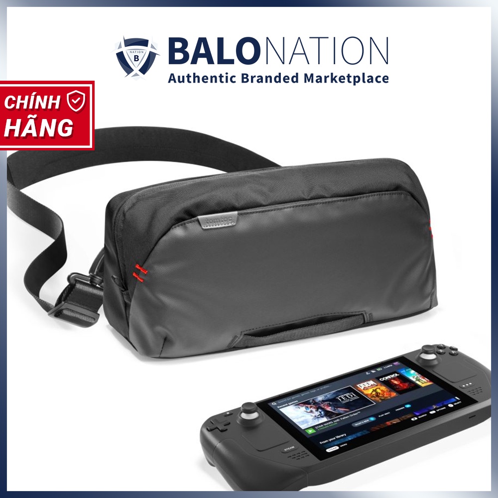 [GENUINE] กระเป๋าสะพายข้าง TOMTOC ARCCOS สําหรับคอนโซล STEAM DECK และอุปกรณ์เสริม G47M1D1