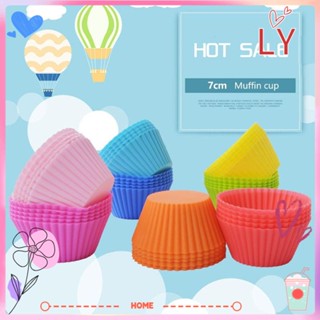 Ly แม่พิมพ์ทําคัพเค้ก มัฟฟิน ทรงกลม DIY