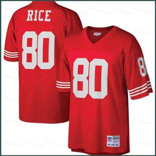 Sy3 1990 NFL San Francisco 49ers เสื้อยืดลําลอง แขนสั้น คอกลม พิมพ์ลายเกม Jerry Rice Retired Player พลัสไซซ์ YS3