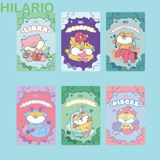 Hilario บัตรเครดิต ลายกลุ่มดาวสิบสองกลุ่มดาวน่ารัก คุณภาพสูง สําหรับของขวัญ