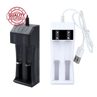 อะแดปเตอร์ที่ชาร์จแบตเตอรี่ 1 ช่อง USB LED สําหรับแบตเตอรี่แบบชาร์จไฟได้ O8U1