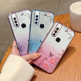 เคส Vivo V15 เคสโทรศัพท์มือถือ ลายดอกไม้ ผีเสื้อ -HY