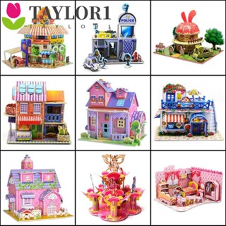 Taylor1 โมเดลปราสาท 3D ขนาดเล็ก ของเล่นสําหรับเด็ก