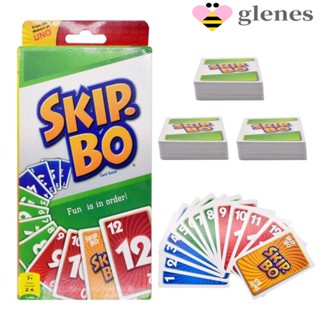 Glenes SKIP Bo การ์ดเกม 162 ใบ UN ของขวัญคริสต์มาส สําหรับครอบครัว 2-6 คน