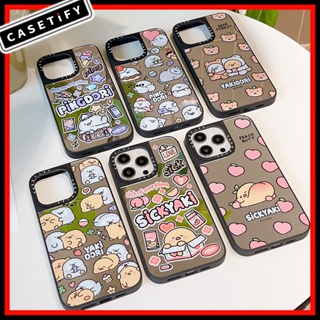 Casetify เคสโทรศัพท์มือถือกระจก ลายไข่ปั้น ศิลปิน Yakidori สําหรับ iPhone14ProMax iP13Pro 13 iPhone11 12Promax 13Promax 12 13 14