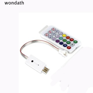 Wonda ตัวควบคุมเพลง USB 21Key SP620E 5V 3Pin IR หรี่แสงได้ ทนทาน สําหรับแถบไฟ LED