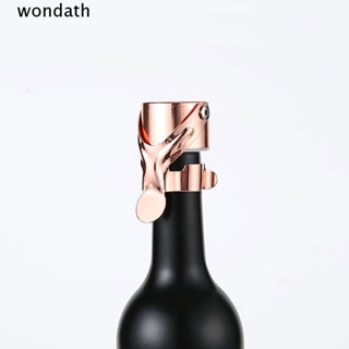 Wonda จุกปิดขวดไวน์แดง สเตนเลส 3.75 นิ้ว สีเงิน สีโรสโกลด์ 2 ชิ้น