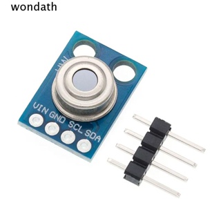 Wonda โมดูลเซนเซอร์อุณหภูมิอินฟราเรด 3.3V~5V MLX90614ESF IIC I2C Serial ทนทาน GY-906-BAA IR