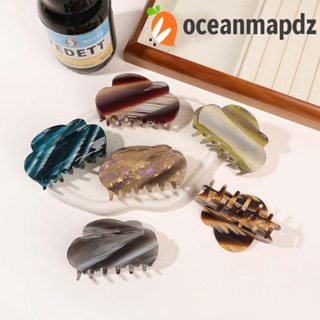 Oceanmapdz กิ๊บติดผม อะคริลิค พิมพ์ลายเมฆ เครื่องประดับแฟชั่น สําหรับผู้หญิง