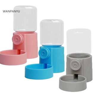 Wanpanyu เครื่องให้อาหารสัตว์เลี้ยง กรงน้ําอัตโนมัติ แบบแขวน สะดวกสบาย สําหรับกระต่าย แมว