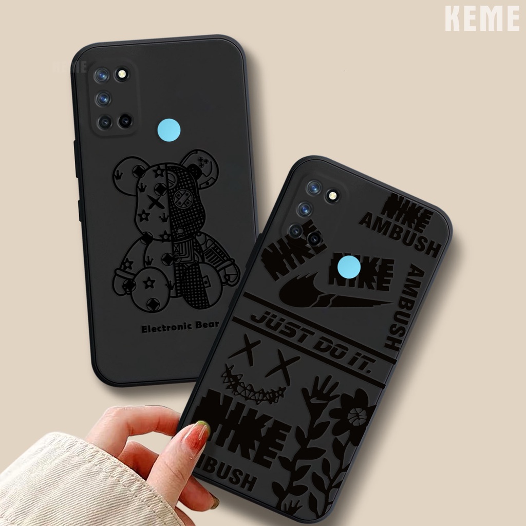 เคส Realme 7i / Realme C17 พิมพ์ลายหมีไฟฟ้า