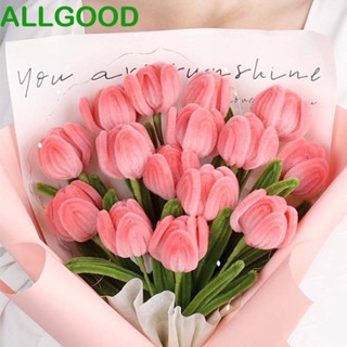 Allgoods ช่อดอกทิวลิปปลอม แฮนด์เมด 4 สี DIY