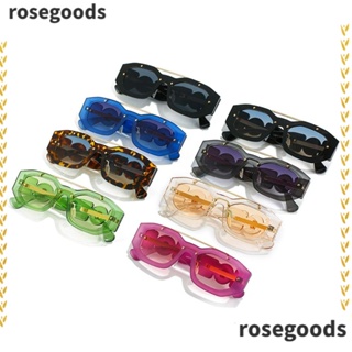 Rosegoods1 แว่นตากันแดด ไล่โทนสี UV400 ป้องกัน Uv Y2K Y2K สไตล์เรโทร สําหรับผู้หญิง ผู้ชาย ปาร์ตี้ ชายหาด ฤดูร้อน