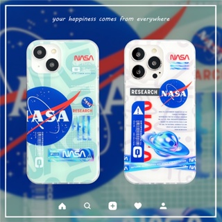 【อวกาศดาวเคราะห์ Nasa】เคสโทรศัพท์มือถือ ซิลิโคนนิ่ม แบบใส กันกระแทก ลายการ์ตูน สําหรับ iPhone 14 Pro Max 11 12 13 Pro Max