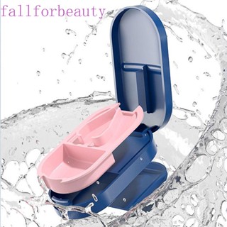 Fallforbeauty กล่องเก็บยา ยา อเนกประสงค์ ถอดออกได้ กันชื้น