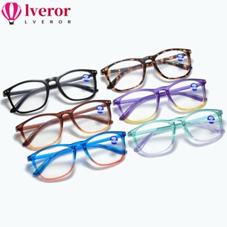 Lveror แว่นตา ป้องกันรังสียูวี กรอบใหญ่ สีเจลลี่ สําหรับผู้ชาย