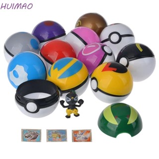 Huimao โมเดลฟิกเกอร์ PVC รูป Pokeball Go Charmander ของเล่นสําหรับเด็ก