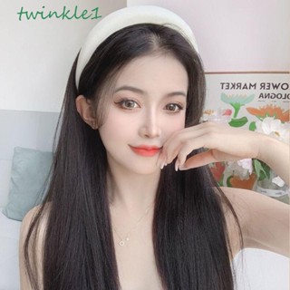 Twinkle1 วิกผมยาวตรง วิกผมสังเคราะห์ สีดํา คุณภาพสูง สําหรับผู้หญิง