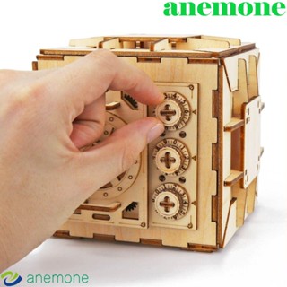 Anemone โมเดลล็อกเกอร์ไม้ รูปเกมลอจิก 3D DIY ของเล่นสําหรับเด็ก