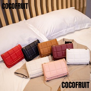 Cocofruit กระเป๋าสะพายไหล่ กระเป๋าถือ สะพายข้าง หนัง PU แฟชั่นสําหรับสตรี