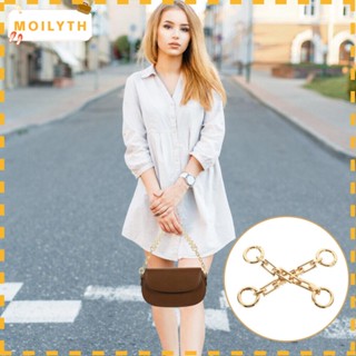 Moilyth สายโซ่ต่อขยายกระเป๋า ทรงสี่เหลี่ยม 2 3 4 ช่อง 2 ชิ้น