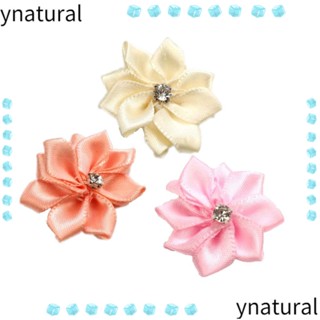 Ynatural ริบบิ้นผ้าซาติน ลายดอกกุหลาบ 1.1 นิ้ว สําหรับงานฝีมือ