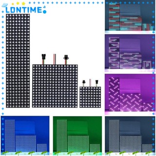 Lontime Phantom Pixel Screen, SMD5050 WS2812B หน้าจอนิ่ม ตั้งโปรแกรมได้ มีประโยชน์ DC5V เต็มสี พิกเซลหน้าจอ ไฟ DIY