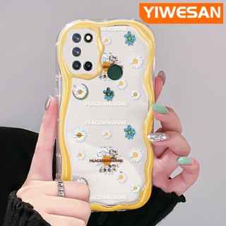 เคสโทรศัพท์มือถือใส แบบนิ่ม ลายดอกเดซี่ กันกระแทก สําหรับ Realme 7 Pro 7i C17 Narzo 20 Pro